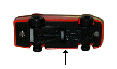 Picure of Toy Car With Wheels Off