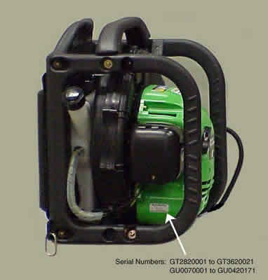 Picture of Recalled John Deere Blower