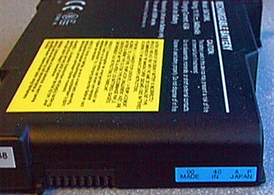 Picture of Recalled Battery