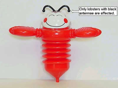 Picture of Recalled Lobster Toy