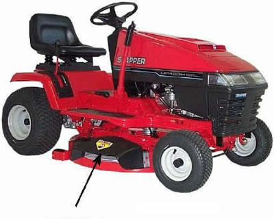 Picture of recalled Riding Lawn Mower model LT145H33HBV