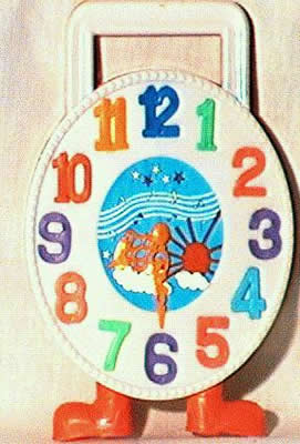 Clock Tambourine Toy