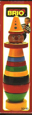 Brio Clown Stack Toy