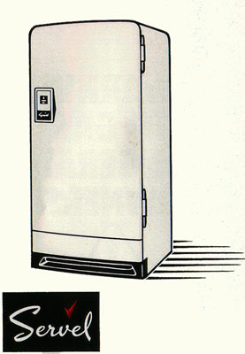 Servel Gas Refrigerator