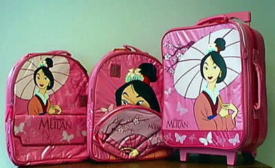 Mulan Backpacks
and Rolling Luggage