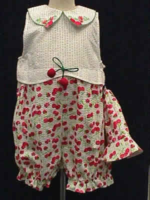 Picture of Children's Garments with Ornamental Cherries
