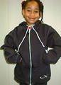 Picture of Girl in Sweatshirt with hood drawstrings