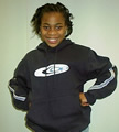 Picture of Girl in Sweatshirt with hood drawstrings