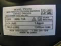 Closeup of Label on Pressure Washer