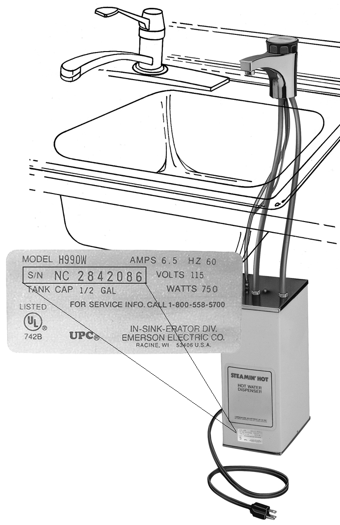 Picture of Recalled Hot Water Dispenser