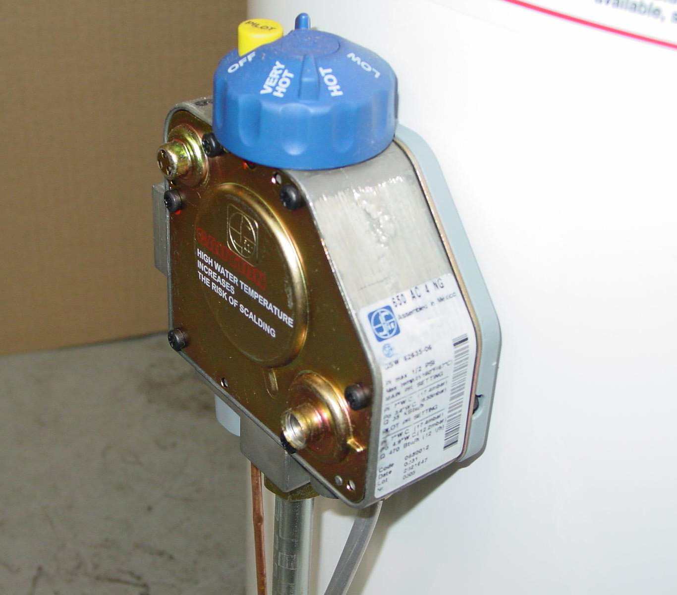 Picture of Recalled Gas Temperature Control
