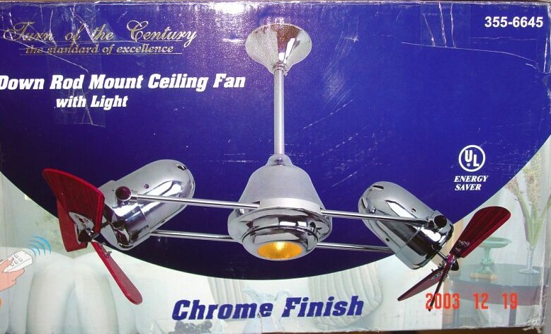 Picture of Recalled Ceiling Fan