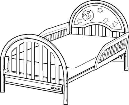 Picture of Recalled Toddler Bed