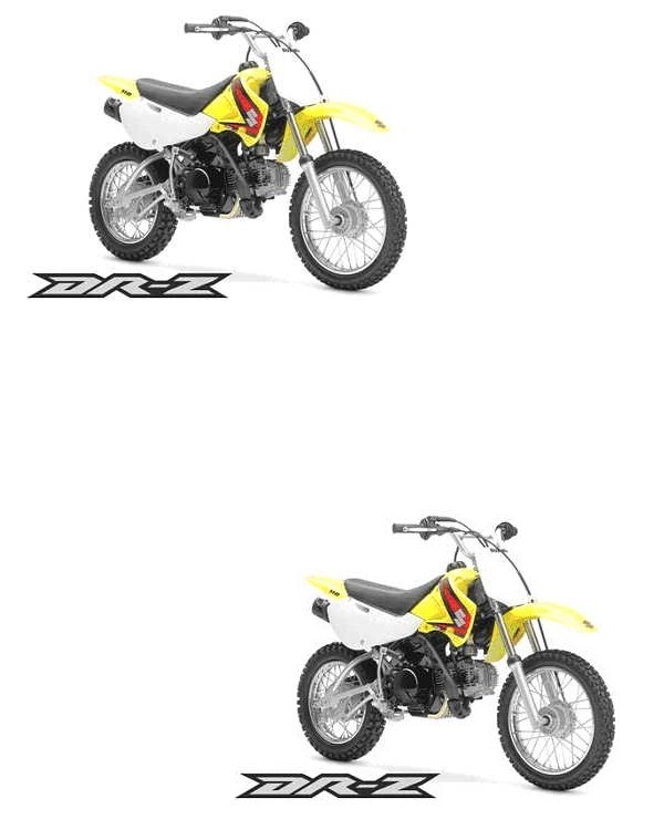 Picture of Recalled Suzuki DR-Z110K5 Off-Road Motorcycle  