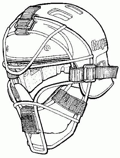 Baseball Catchers' Helmet