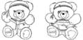 Indian girl and boy stuffed bears