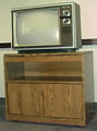 TV sitting on TV cart